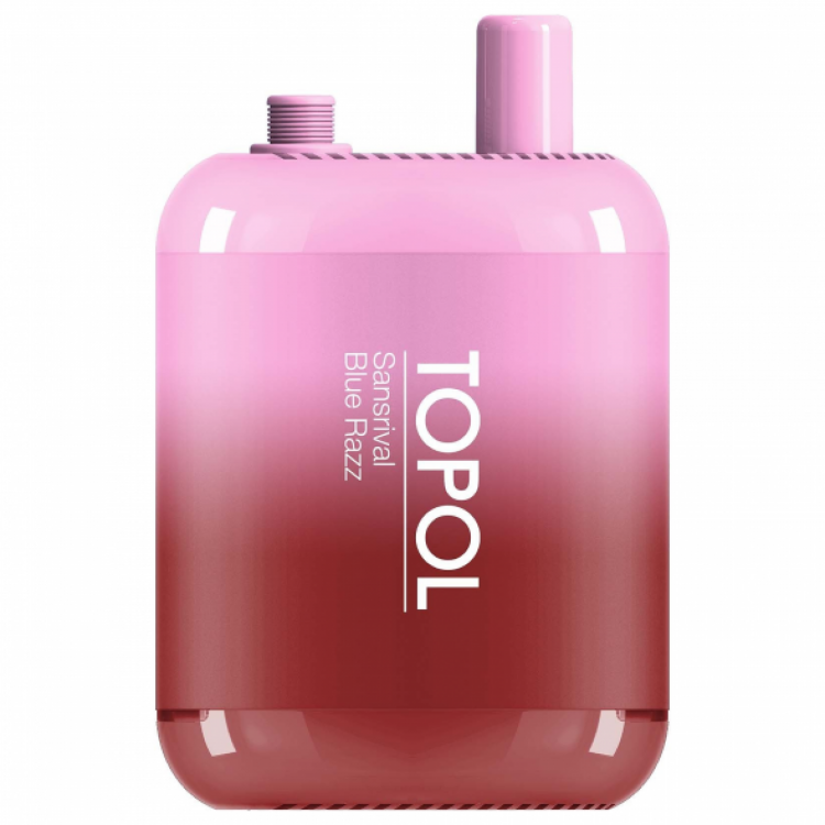 (М) Одноразовая электронная сигарета Topol Gemini Bar 10000 - Ореховый торт / Черника и малина