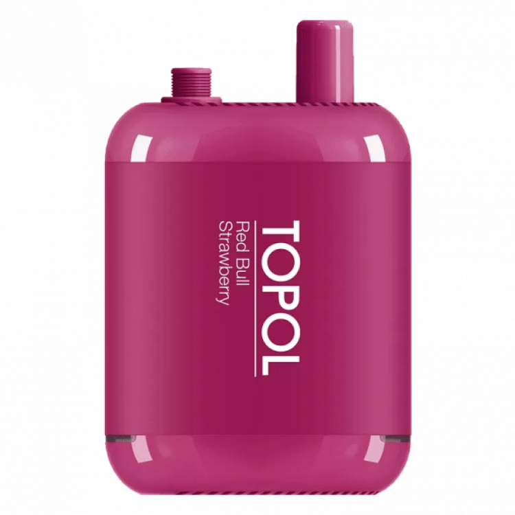 (М) Одноразовая электронная сигарета Topol Gemini Bar 10000 - Ред Булл / Клубника